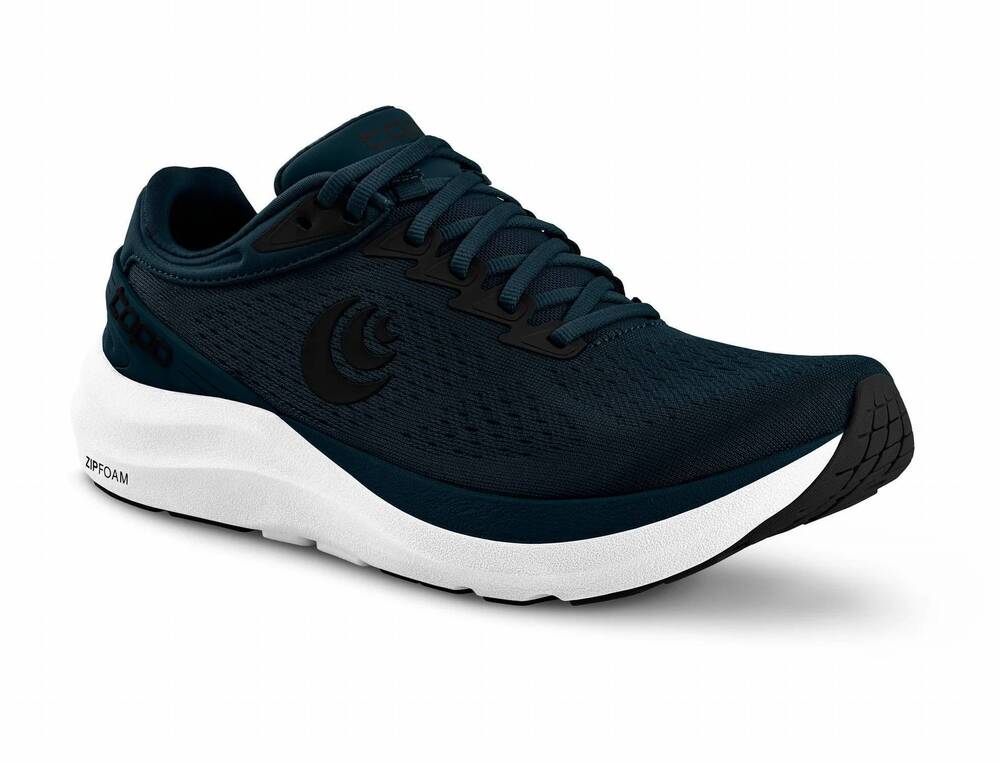 NEW TOPO ATHLETIC men's phantom 3 shoes in navy/ white